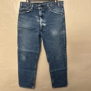 mens levis jeans 505‎ Faded Destroy 36 X 30 Straight Legs